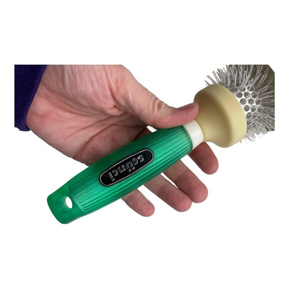Vintage Scunci Gel Grip Round Brush Thermal 1999 NOS Rare HTF - Picture 8 of 9